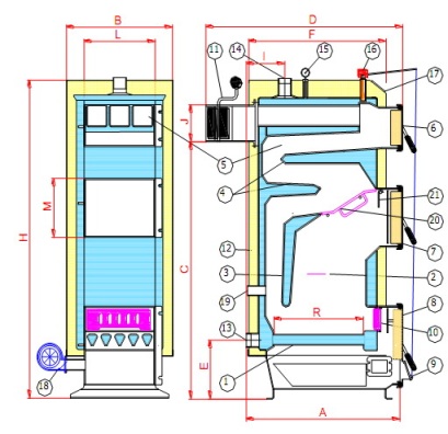 Твердотопливный котел устройство tverdotoplivniy kotel ustroystvo_твердотопливный котел устройство